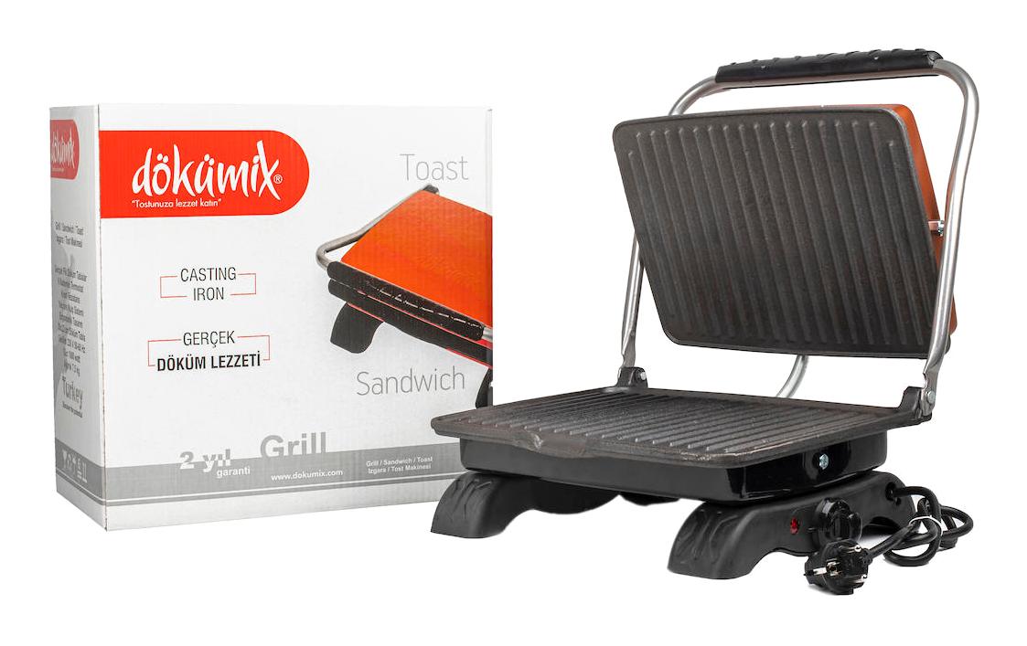 Dökümix Plus 8 Dilim Döküm Lila Izgara Tost Makinesi