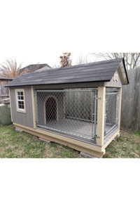 Arzu Wood AW52819 Yalıtımlı Dış Mekan Ahşap Köpek Kulubesi