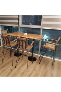 Altan Home Dikdörtgen Ahşap 70x140 cm Kahverengi Kamp Masası