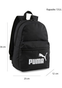 Puma Phase Small 07987901 Siyah Erkek Sırt Çantası