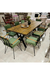 Altan Home Dikdörtgen Ahşap 90x180 cm Kahverengi Kamp Masası