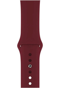 W Wopiece 2-3-4-5-6-7-8-Se Silikon 42-44-45 mm Yetişkin Akıllı Saat Kordonu Bordo