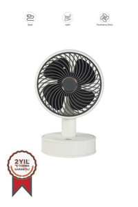 Torima F-08 Mini Beyaz Sessiz Masaüstü Vantilatör