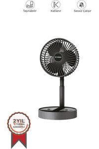 Torima F-06 Mini Siyah Sessiz Masaüstü Vantilatör