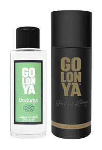 Golonya Dodurga Floral Cam Şişe Kolonya 250 ml