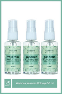 Watsons Yasemin Sprey Kolonya 3x50 ml