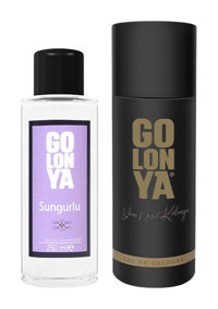 Golonya Sungurlu Floral Cam Şişe Kolonya 250 ml