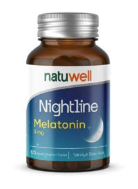 Natuwell Nightline Melatonin Yetişkin 60 Adet