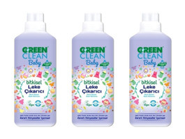 Green Clean Baby Bitkisel Sıvı Leke Çıkarıcı 3 x 1 lt