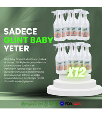 Glint Baby Bitkisel Kokusuz Sıvı Sprey Leke Çıkarıcı 12 x 1 lt