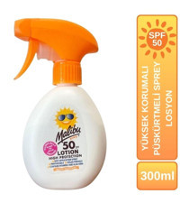 Malibu 50 Faktör Hassas Ciltler İçin Çocuk Güneş Kremi 300 ml