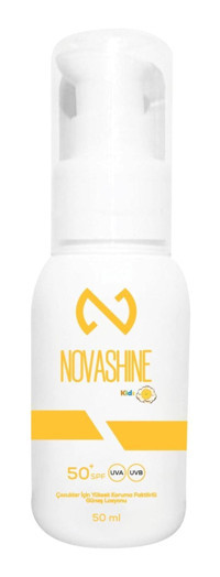 Novashine 50 Faktör İçin Çocuk Güneş Losyonu 50 ml