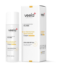 Veela Renksiz 50 Faktör İçin Nemlendirici Yaşlanma Karşıtı Güneş Kremi 50 ml