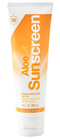 Forever Aloe Renksiz 30 Faktör İçin Suya Dayanıklı Yüz Güneş Kremi 118 ml