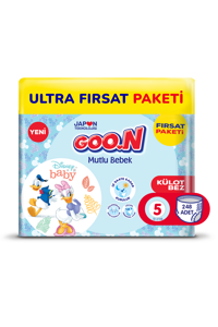 Goo.n Ultra Fırsat Paketi 5 Numara Külot Bebek Bezi 248 Adet