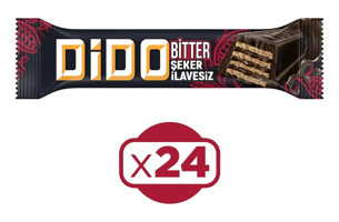 Ülker Şeker İlavesiz Bitter Gofret 24x34.5 gr
