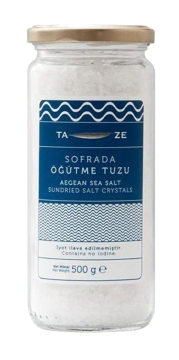 Tariş İyotsuz Kristal Deniz Tuz Kavanoz 500 gr