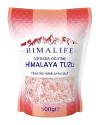 Himalife Sofradan Öğütme Kaya Himalaya Tuz Paket 500 gr