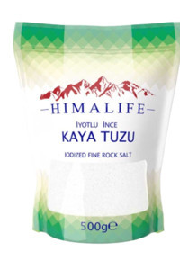 Himalife Doypack İyotlu Kaya Himalaya Tuz Paket 500 gr