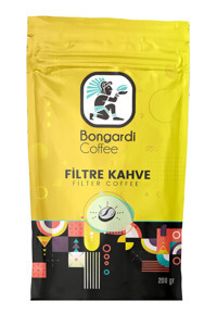 Bongardi Coffee Intense Sade Aromalı Arabica Çekirdek Filtre Kahve 200 gr