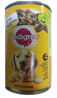 Pedigree Tavuklu Yaş Köpek Maması 400 gr 24'lü