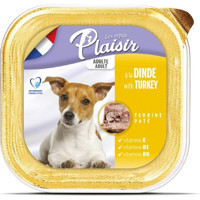 Plaisir Hindi Kıyılmış Yaş Köpek Maması 150 gr 4'lü