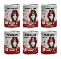 Foodline Biftekli Yaş Köpek Maması 6 x 400 gr 6'lı