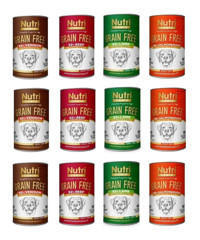 Nutri Canin Karışık Kıyılmış Yaş Köpek Maması 400 gr 12'li