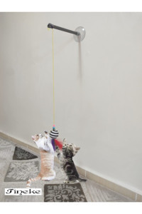 Tineke Hareketli Tüylü Tırmalama Yavru Top Kedi Oyuncağı