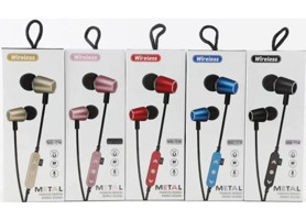 Platoon Ms-T14 Kulak İçi Kablosuz Bluetooth Kulaklık Mavi