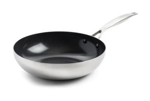Greenpan Geneva Thermolon Seramik 28 cm Wok Tava
