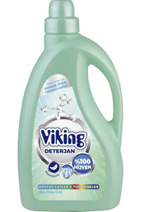 Viking Hassas Ciltler İçin 45 Yıkama Renkliler İçin Sıvı Deterjan 2.7 lt