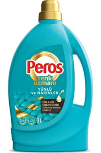 Peros Renk Uzmanı 50 Yıkama Renkliler İçin Sıvı Deterjan 3 lt