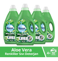 Rinso Aloe Vera 200 Yıkama Renkliler İçin Sıvı Deterjan 4x3 lt