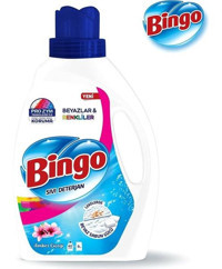 Bingo Amber Çiçeği 40 Yıkama Beyazlar ve Renkliler İçin Sıvı Deterjan 2.6 lt