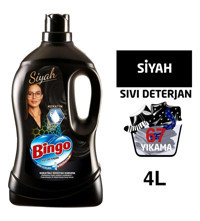 Bingo Keratinli Simsiyah Koruma 67 Yıkama Siyahlar İçin Sıvı Deterjan 4 lt