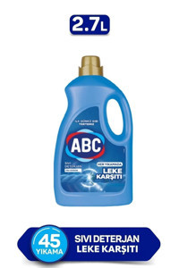 Abc Leke Karşıtı 45 Yıkama Beyazlar ve Renkliler İçin Sıvı Deterjan 2.7 lt