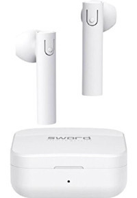 Sword Unetre Kulak İçi Kablosuz Bluetooth Kulaklık Beyaz