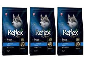 Reflex Plus Somonlu Orta Irk Yetişkin Köpek Maması 9 Kg