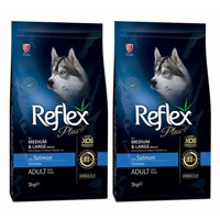 Reflex Plus Plus Somonlu Orta Irk Yetişkin Köpek Maması 6 Kg