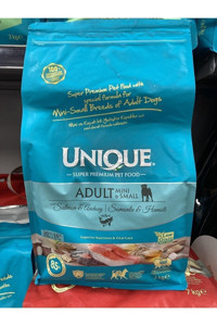 Unique Somonlu Küçük Irk Yetişkin Köpek Maması 3 Kg
