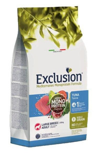Exclusion Monoprotein Ton Balıklı Büyük Irk Yetişkin Köpek Maması 12 Kg