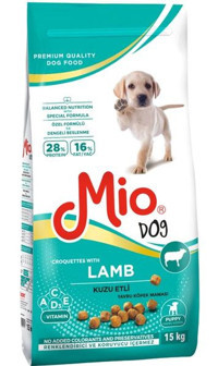 Mio Premium Quality Kuzu Etli Tüm Irklar Yavru Köpek Maması 15 Kg