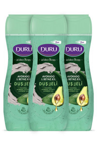 Duru Wellness Therapy Avokado Beyaz Kil Duş Jeli 3x450 ml