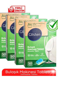 Glisten Kokulu Tablet Bulaşık Makinesi Deterjanı 200 Adet