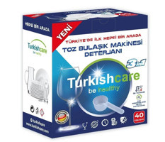 Turkishcare Kokulu Toz Bulaşık Makinesi Deterjanı 40 Adet