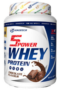 Powertech 5 Power Çikolatalı Whey Protein Protein Tozu 960 gr