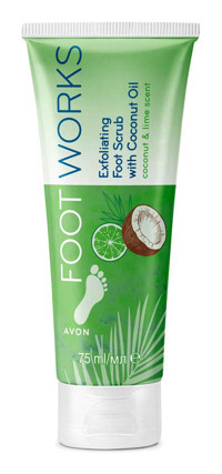 Avon Footworks Hindistan Cevizi ve Misket Limonu Özlü Nemlendirici Ayak Kremi 75 ml