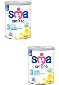 Sma Optipro Laktozlu Probiyotikli 3 Numara Bebek Sütü 2x400 gr