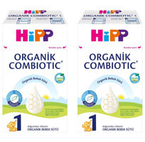 Hipp Organic Combiotic Laktozlu 1 Numara Bebek Sütü 2x600 gr